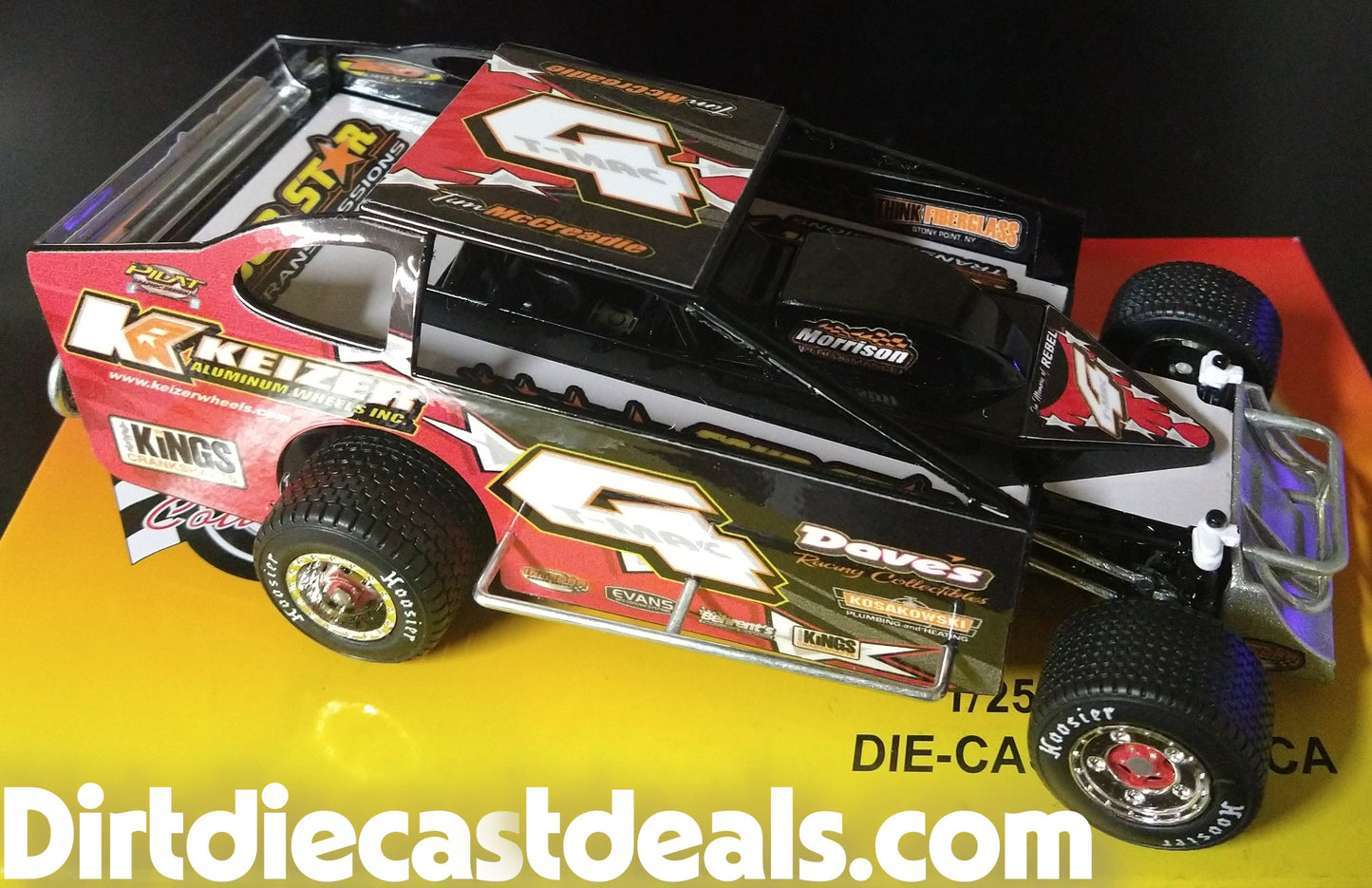 Tim McCreadie 1/25 Scale Nutmeg #4 Dirt Modified Diecast Issue 24 Only 300 Made