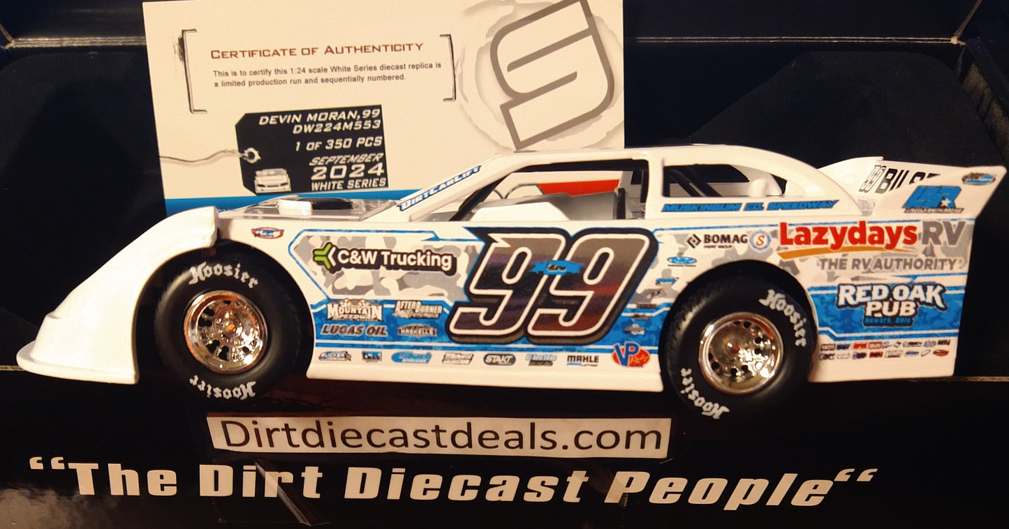 Devin Moran 2024 ADC Dirt Late Model 1/24 Scale Diecast Car