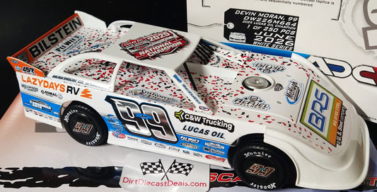 Devin Moran 2025 Lucas Oil Champ ADC 1/24 Dirt Late Model Diecast Car DW226M664