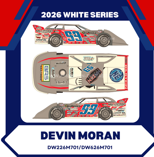 Devin Moran 2026 ADC Dirt Late Model 1/24 Diecast Donnie Throwback