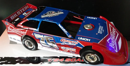 Brandon Overton ADC 2025 Bud Dome Dirt Late Model 1/24 Car
