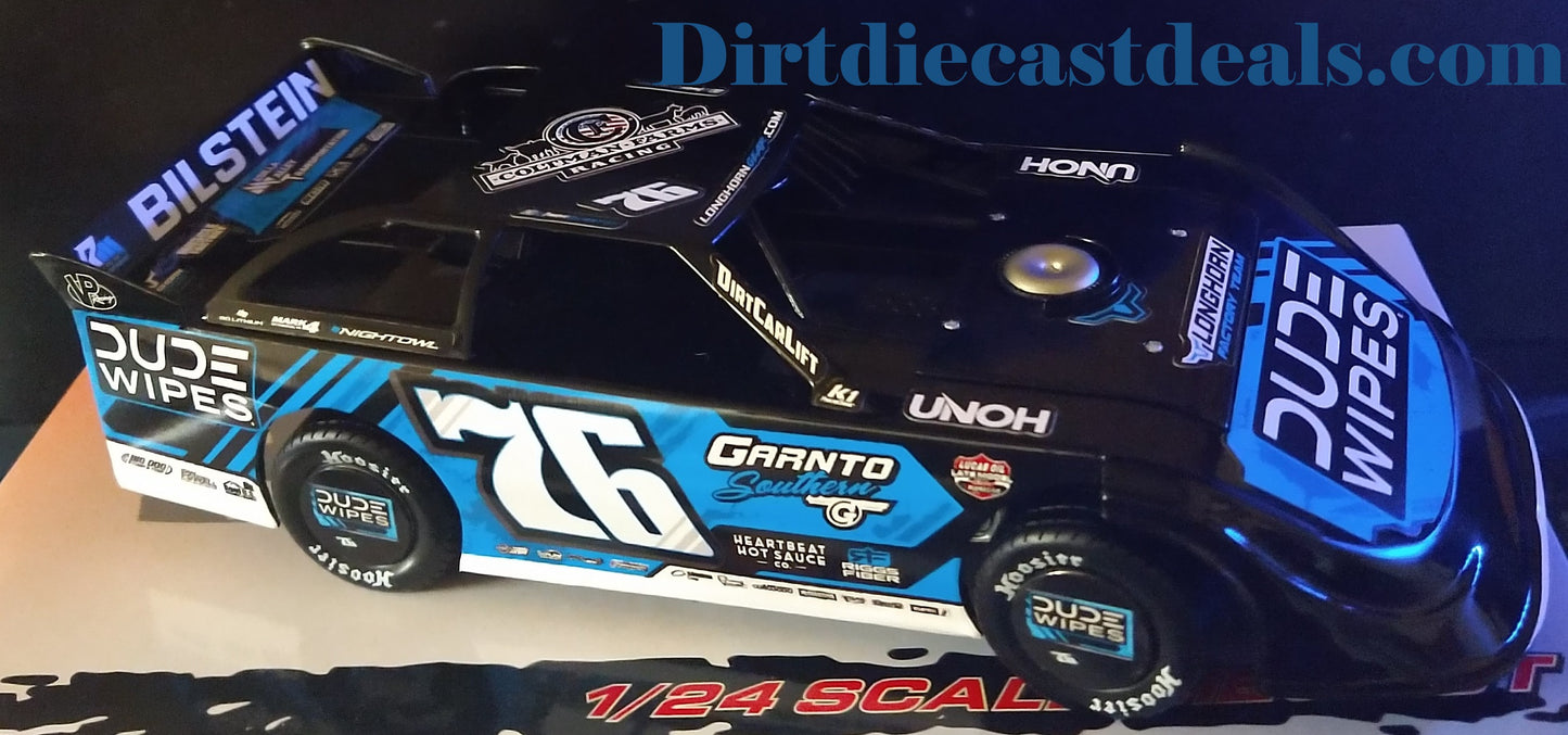 Brandon Overton 2025 Dude Wipes ADC Dirt Late Model 1/24 Diecast
