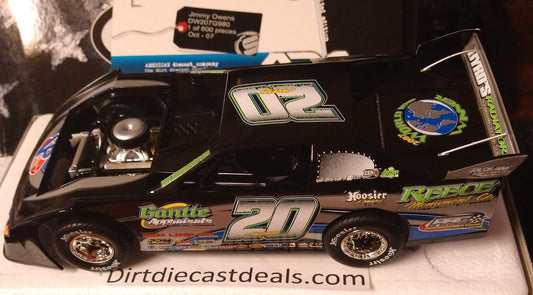 Jimmy Owens 2007 ADC World 100 Winner Late Model Dirt Car 1/24 Diecast