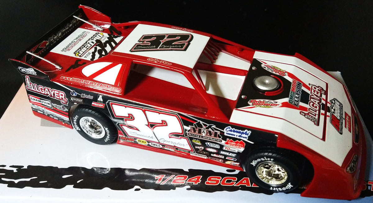 Bobby Pierce 2014 UMP Dirt Car Champion Dirt Late Model 1/24 Diecast Autographed 250 Made Very Rare