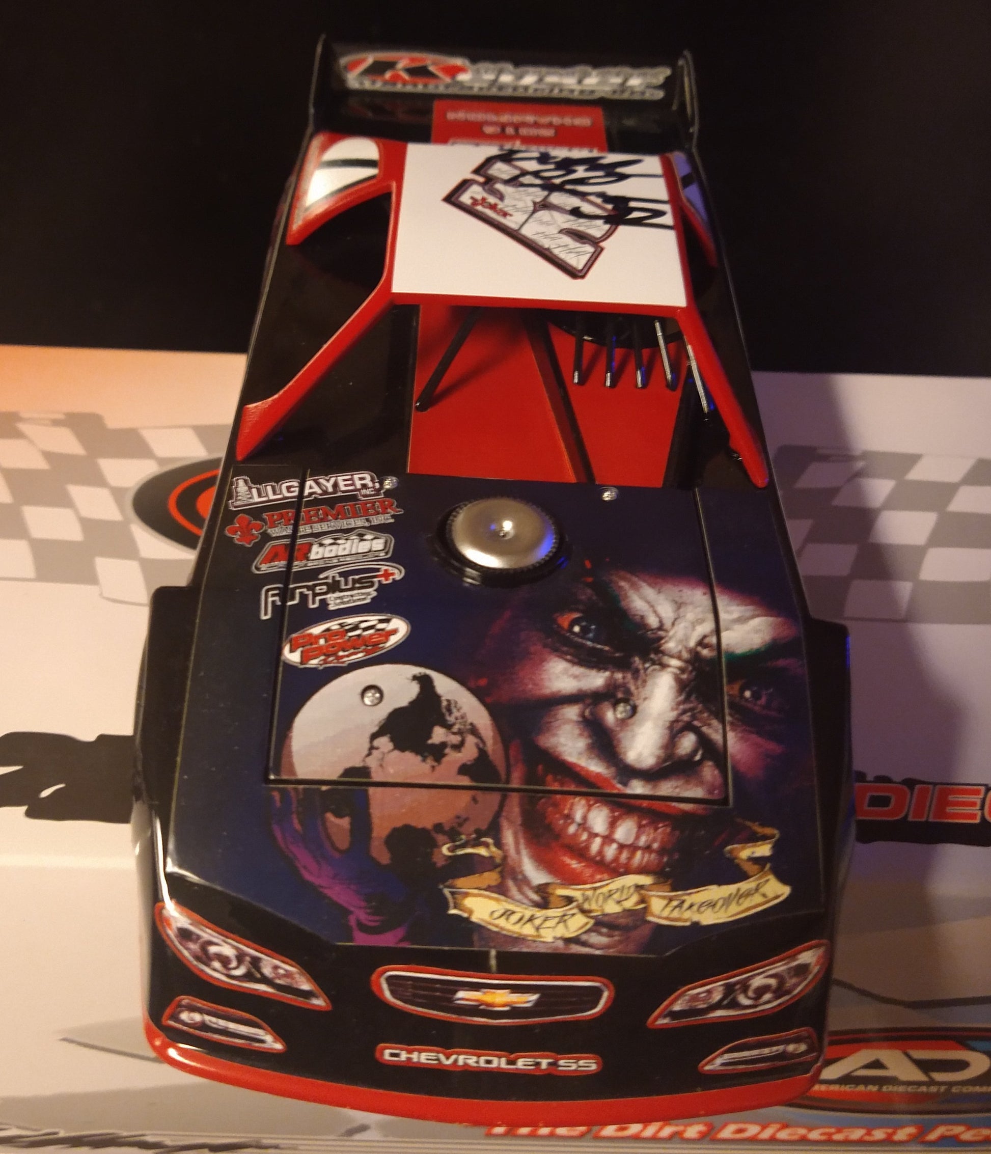 Bobby Pierce 2016 ADC Joker Late Model Dirt 1/24 Autographed Diecast