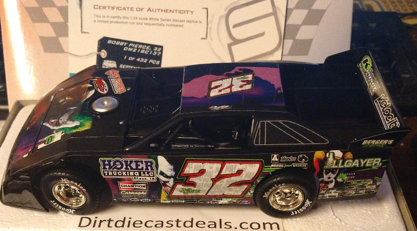 Bobby Pierce 2018 ADC Joker 1/24 Late Model Diecast – Dirt Diecast Deals