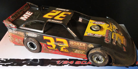 Bobby Pierce 2022 El Diablo Raced Version Dirt Late Model Autographed