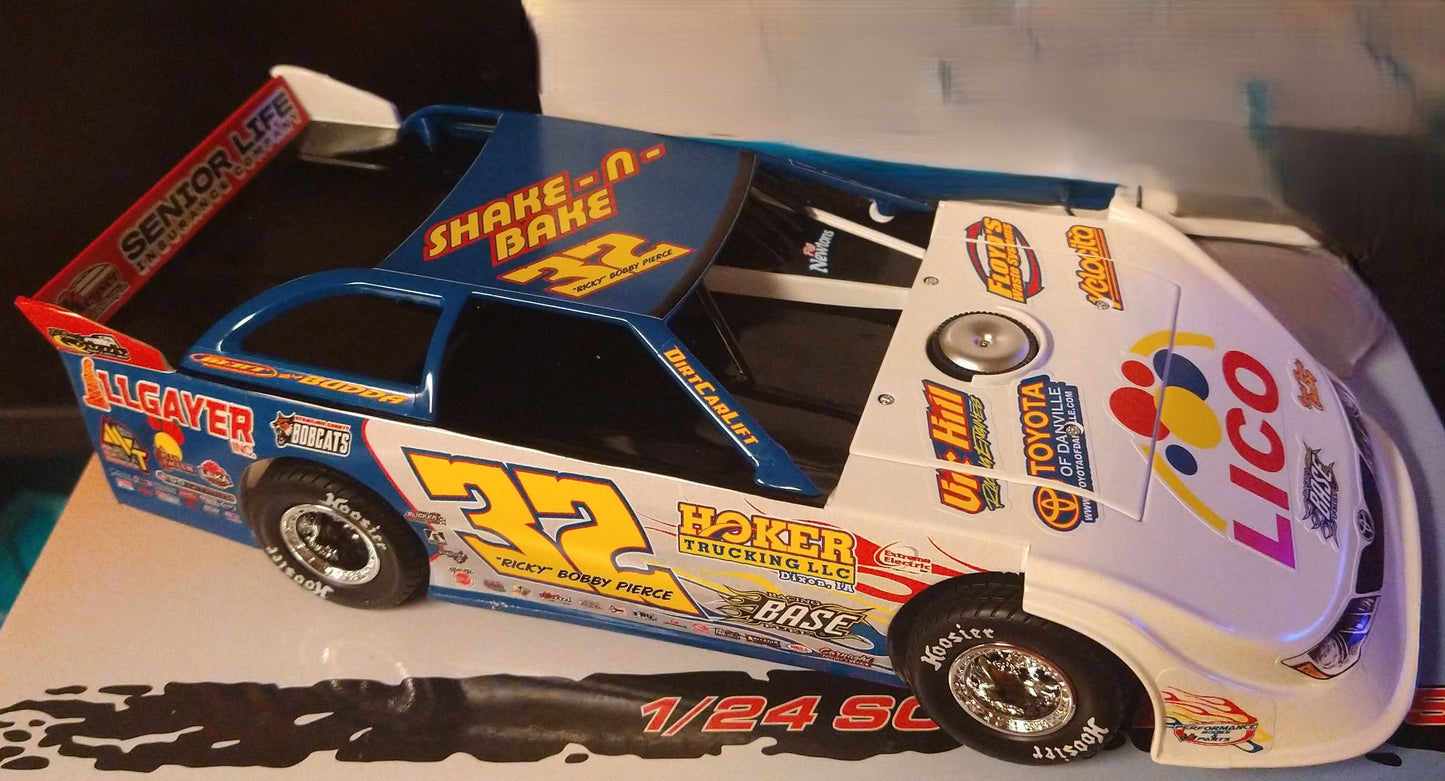 Bobby Pierce 2022 ADC Late Model Dirt Car 1/24 Diecast Shake N Bake