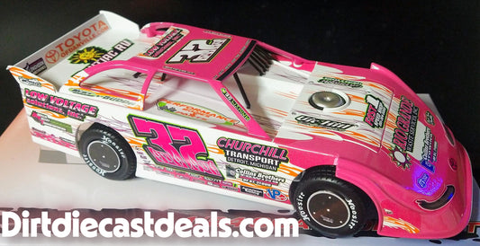 Bobby Pierce 2025 ADC World 100 Late Model Dirt 1/24 Diecast