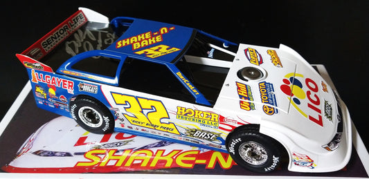 Bobby Pierce 2022 ADC Late Model Dirt Car 1/24 Diecast Shake N Bake Auto'd Custom Box
