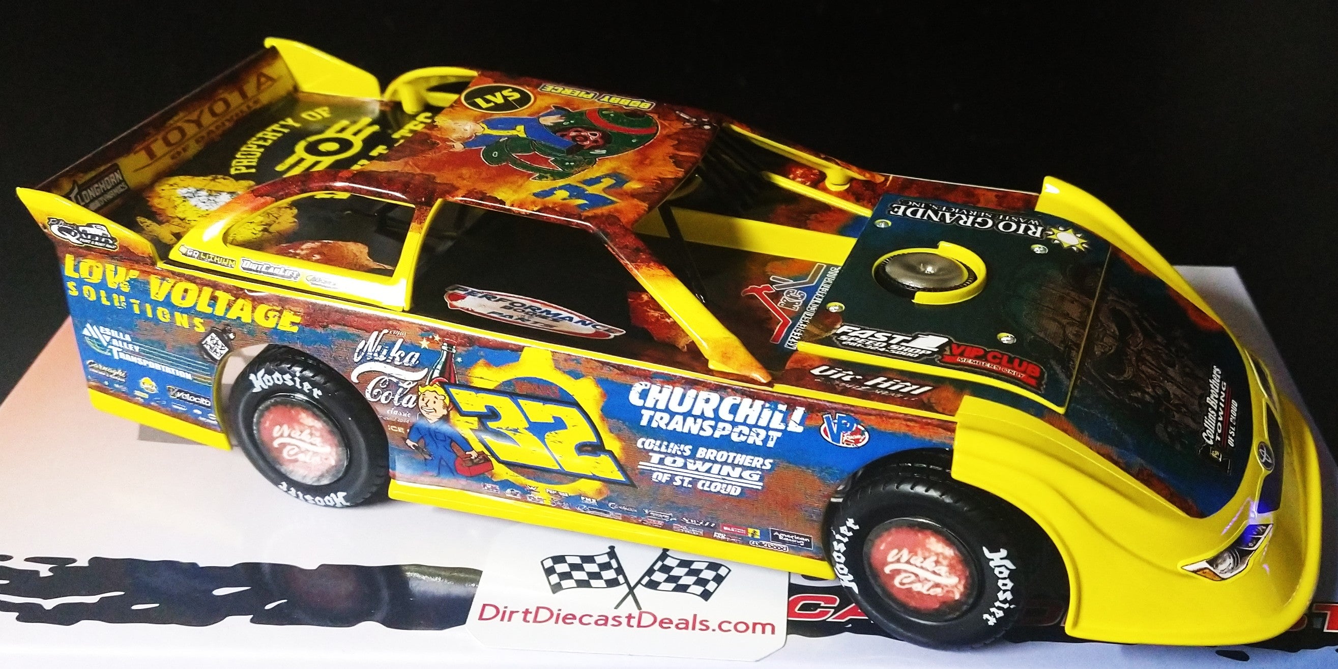 ま*。様 DEAL DESIGN ディスカバリープラス(アメジスト) 2025 ADC Late Model Dirt Car 1/24 Scale Diecast – Dirt Diecast Deals