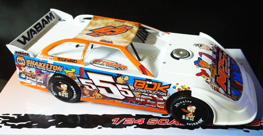 Brock "BAM BAM" Pinkerous ADC Red Series 2025 Dome Dirt Late Model 1/24 Car