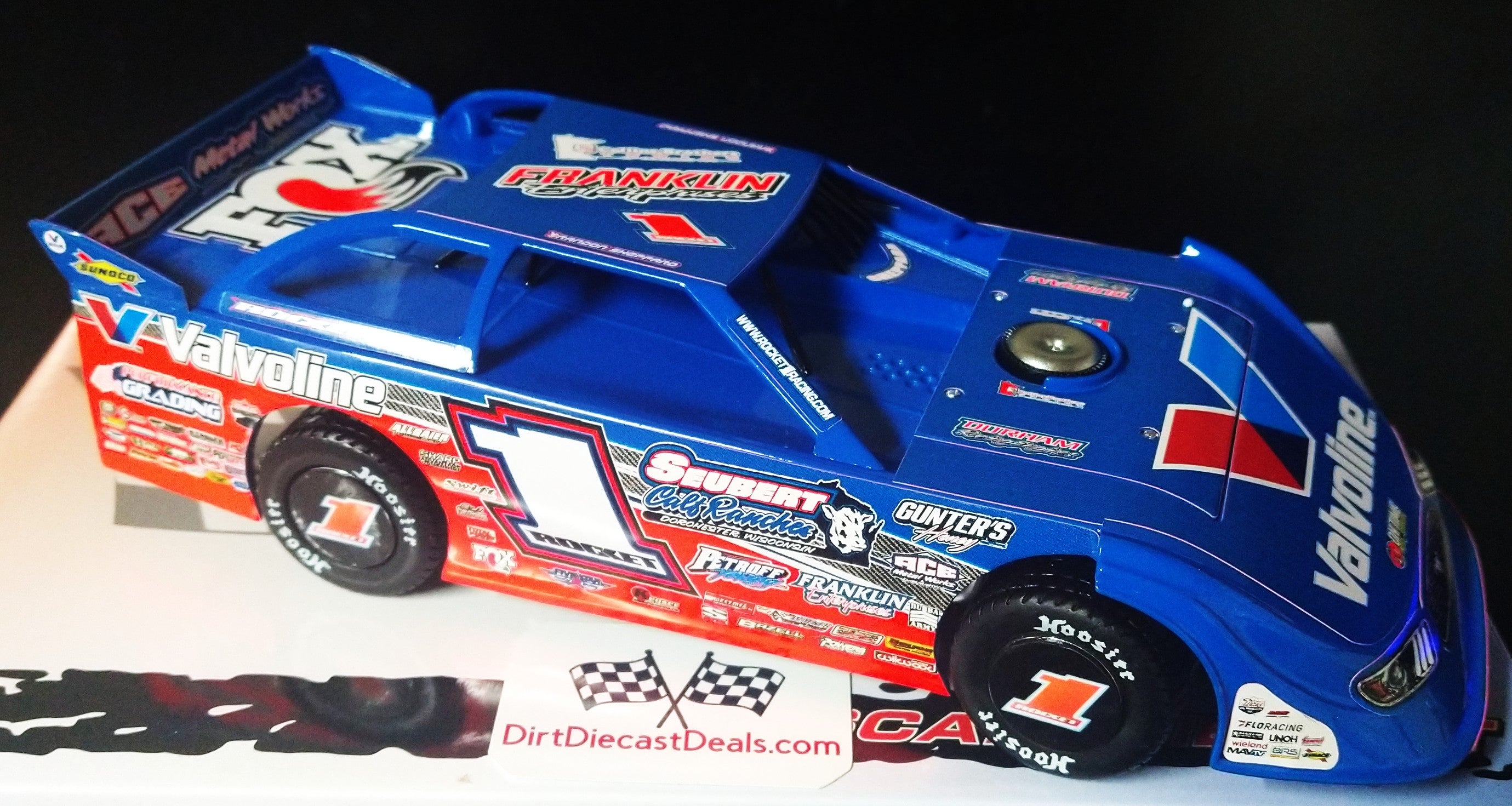 Brandon Sheppard 2025 ADC Rocket House Car Flo Dirt Late Model 1/24 Di ...