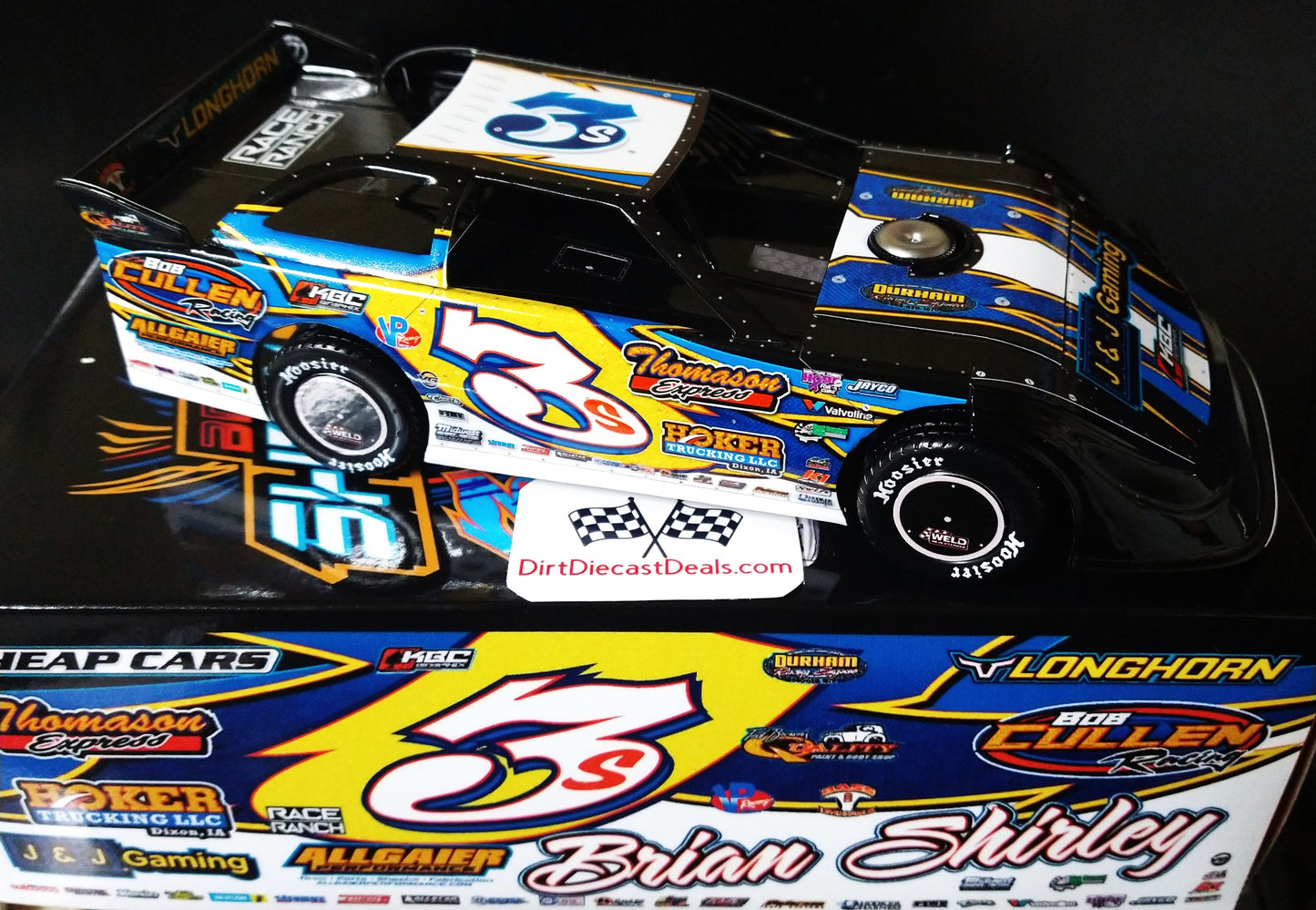 Brian Shirley 2025 Hobson World 100 Dirt Late Model 1/24 Diecast #6 of 103