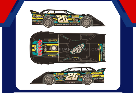 Ricky Thornton Jr 2025 ADC Dome Late Model Dirt 1/24 Diecast