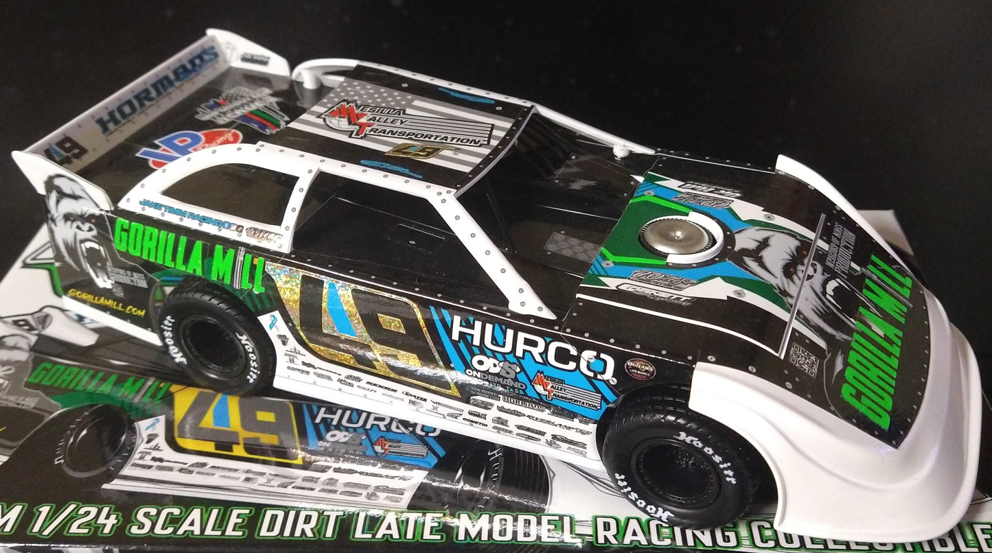 Jake Timm 2025 SRA Custom Dirt Late Model 1/24 Car Only 49 Made