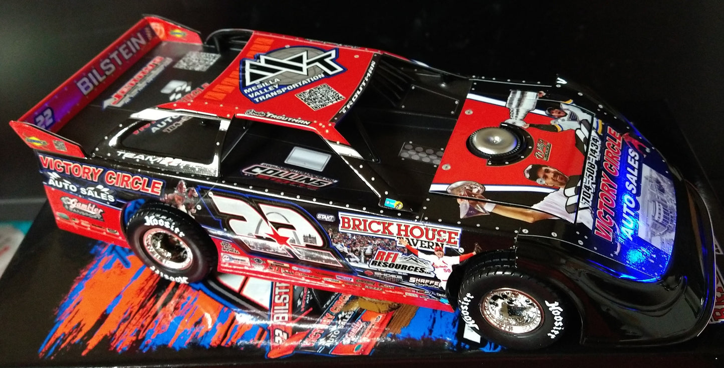 Drake Troutman 2025 Hobson Dome Dirt Late Model 1/24 Car #5 of Only 50