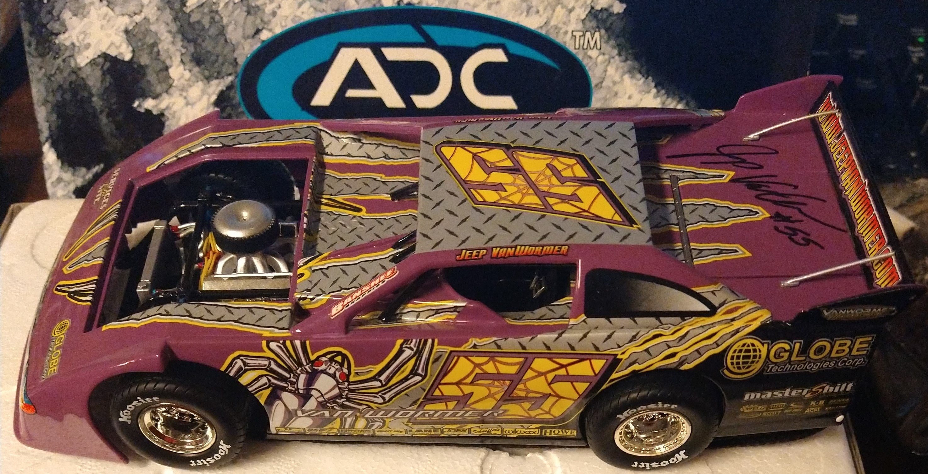 Jeep Van Wormer 2007 ADC Late Model 1/24 Diecast AUTOGRAPHED – Dirt ...