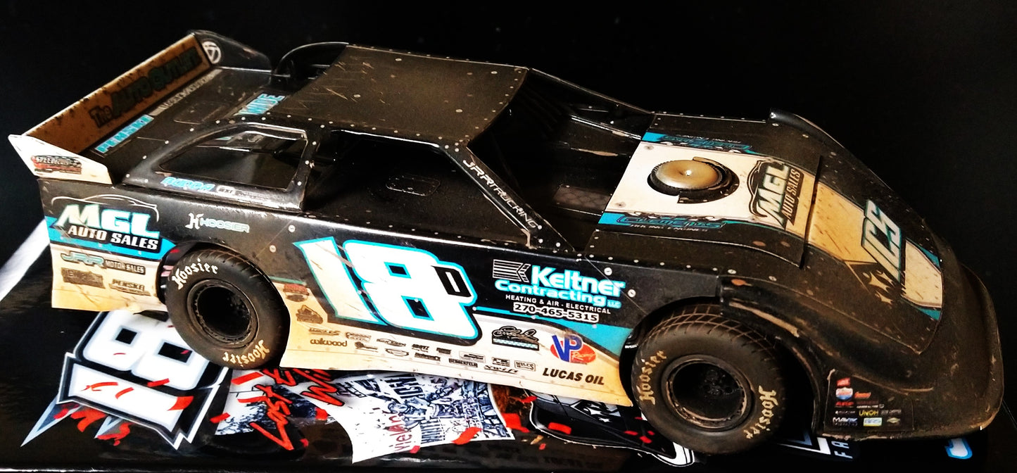 Daulton Wilson 2025 Hobson Last East Bay Win 1/24 Dirt Late Model Diecast RV