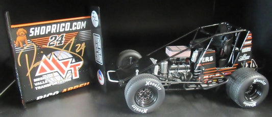 RICO ABREU WHISKEY MYERS AUTOGRAPHED TEXAS HOTROD 1:18 ACME SPRINT CAR