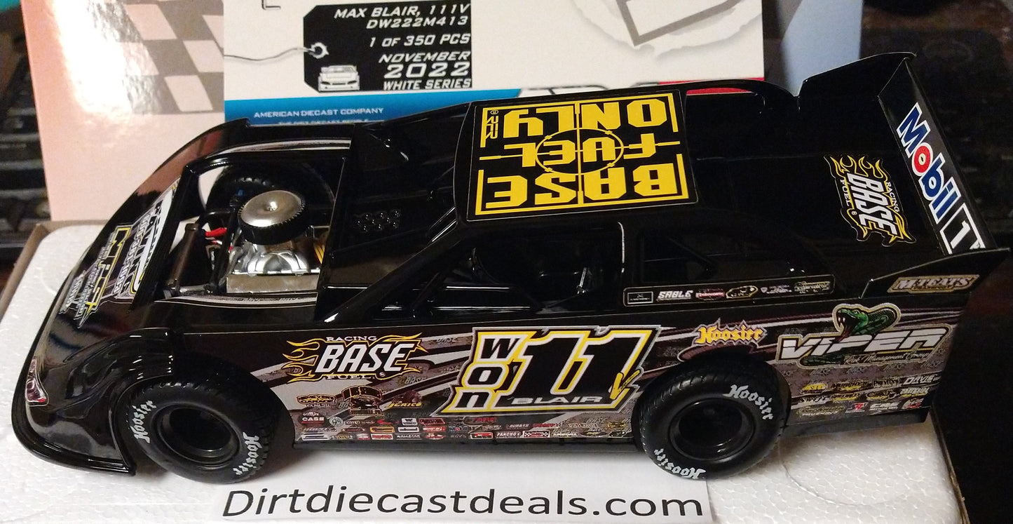 Max Blair 2022 ADC Late Model Dirt Diecast Car 1/24