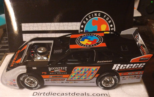 Jimmy Owens Autism Awareness Hobson Custom 1/24 Dirt Late Model 1 of only 100 made.