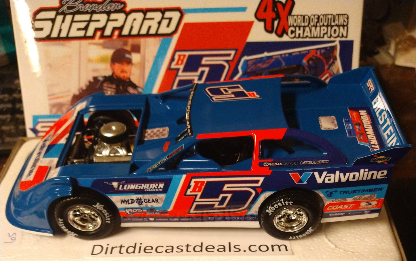 Brandon Sheppard 2023 Hobson Custom Late Model Dirt Car 1/24 Diecast 1 0f Only 100 Made