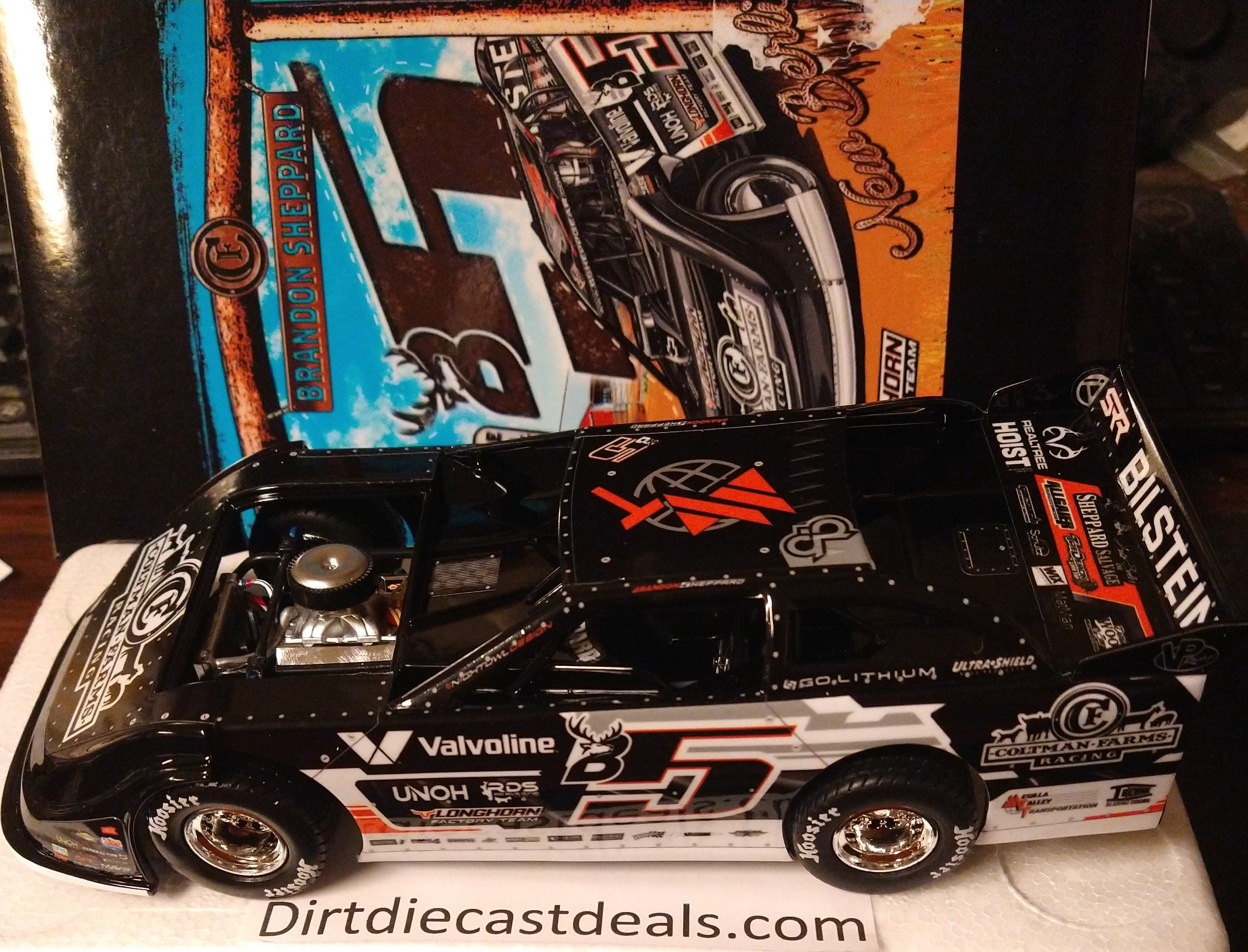 Brandon Sheppard Coltman Farms 1/24 Hobson Custom Dirt Late Model Diec ...